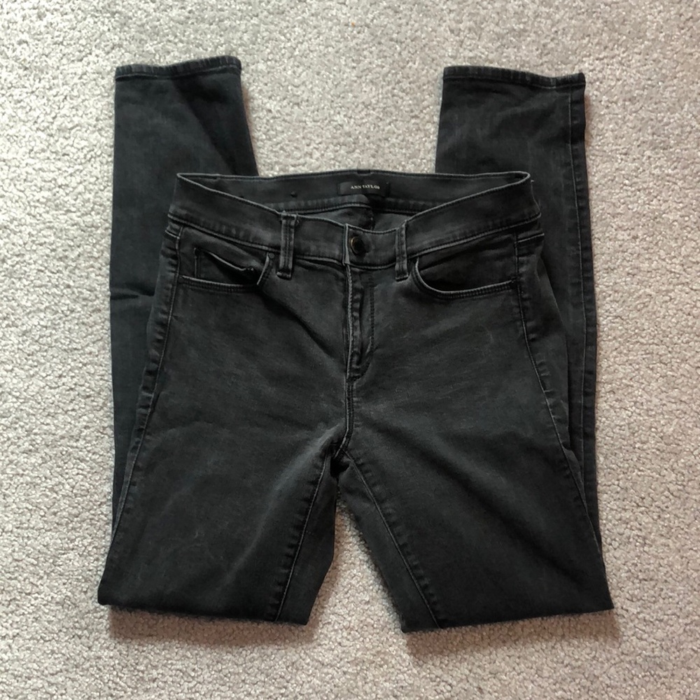 Ann Taylor The Skinny Modern Fit Black Pants